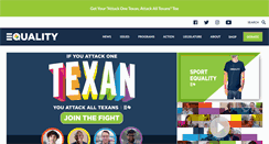 Desktop Screenshot of equalitytexas.org
